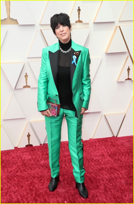 Diane Warren on the Oscars 2022 red carpet