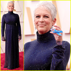 Jamie Lee Curtis Shows Off Support for Refugees at Oscars 2022