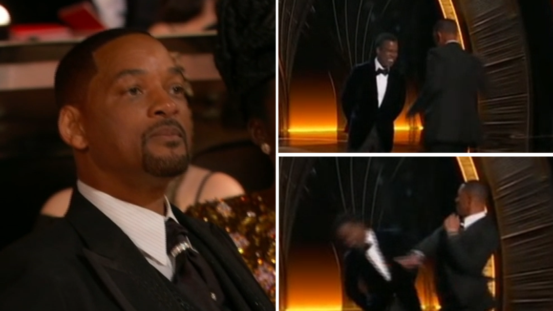 Will Smith slaps Chris Rock on-stage at Oscars