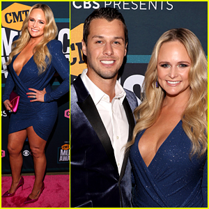 Miranda Lambert Gets Husband Brendan McLoughlin's Support at CMT Music Awards 2022 - See Red Carpet Photos!