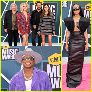 Jimmie Allen, Little Big Town & Monica Walk The Pink Carpet Ahead of Their Performance at CMT Music Awards 2022!