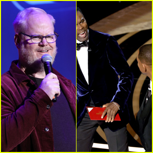 Jim Gaffigan Gets Backlash for Comparing Will Smith to Donald Trump in Since-Deleted Tweet