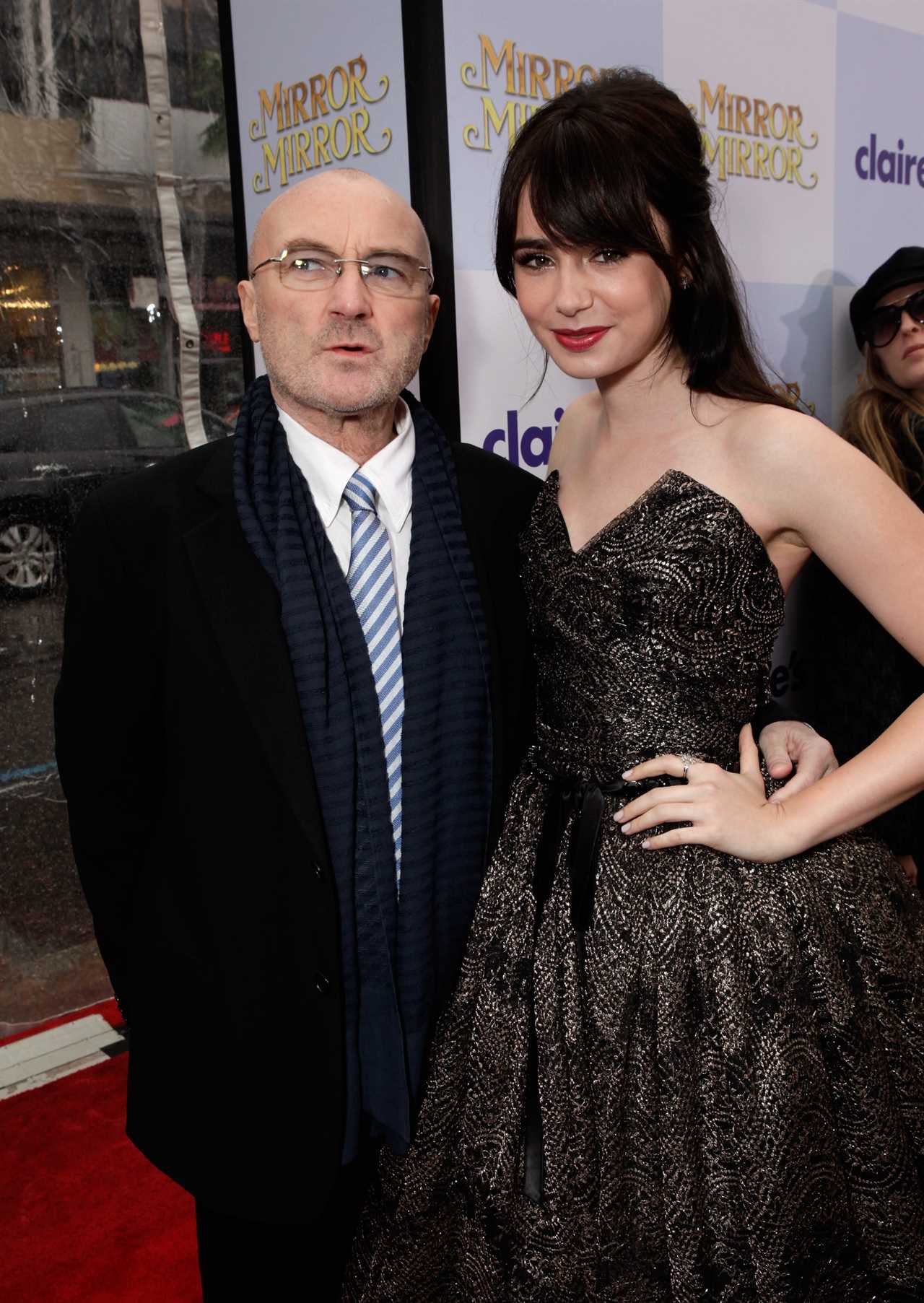 Phil and Lily Collins