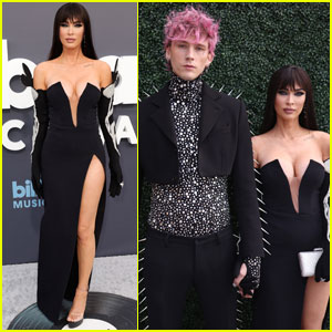 Machine Gun Kelly Wears Diamond-Covered Turtleneck to Billboard Music Awards 2022 with Fiancee Megan Fox