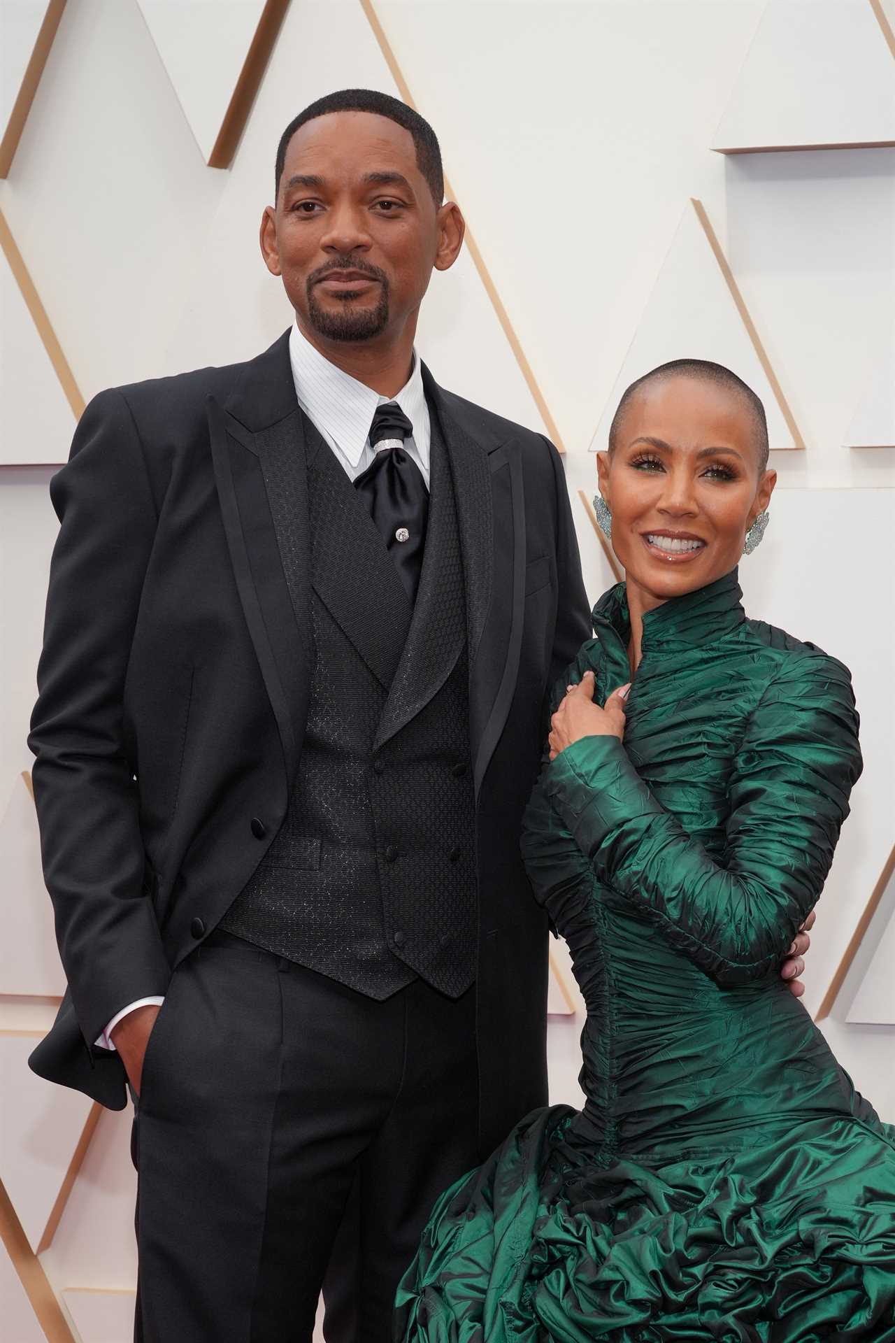 Will Smith and Jada Pinkett Smith attend the 94th Annual Academy Awards at Hollywood and Highland on March 27, 2022 in Hollywood, California.