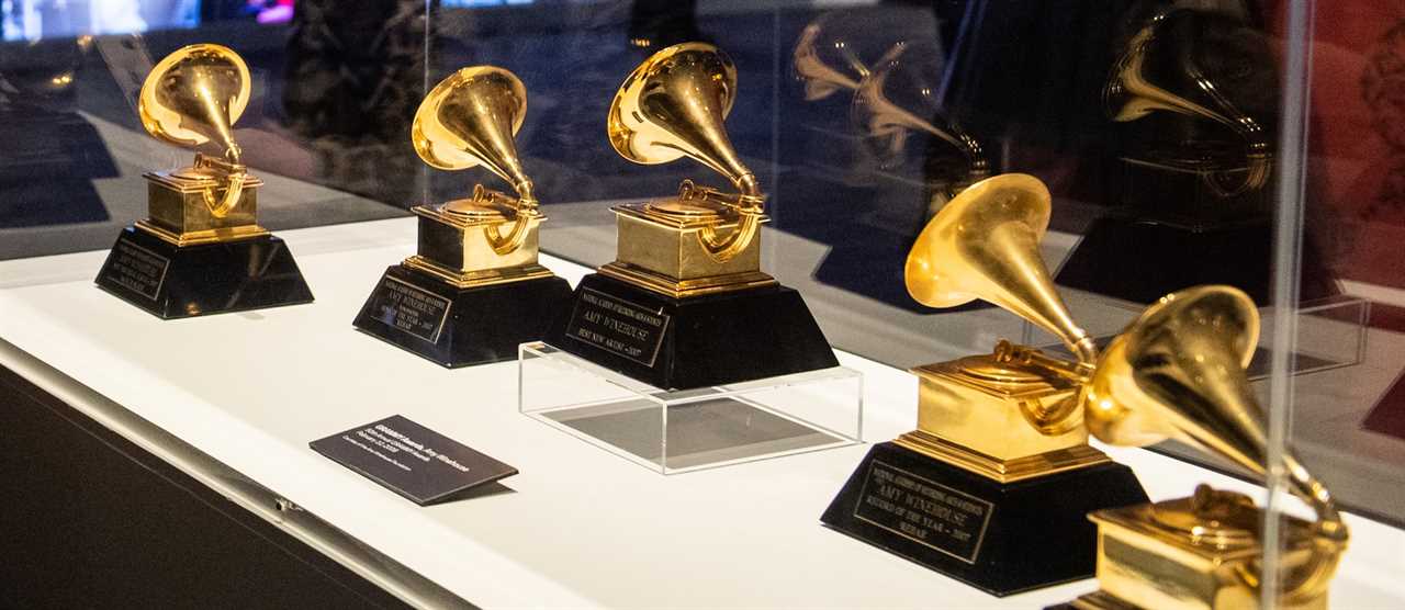 Grammy Award Trophies Statues Grammys