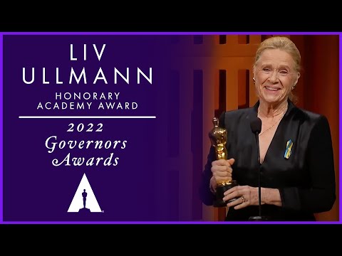 Liv Ullmann Receives an Honorary Award at the 2022 Governors Awards