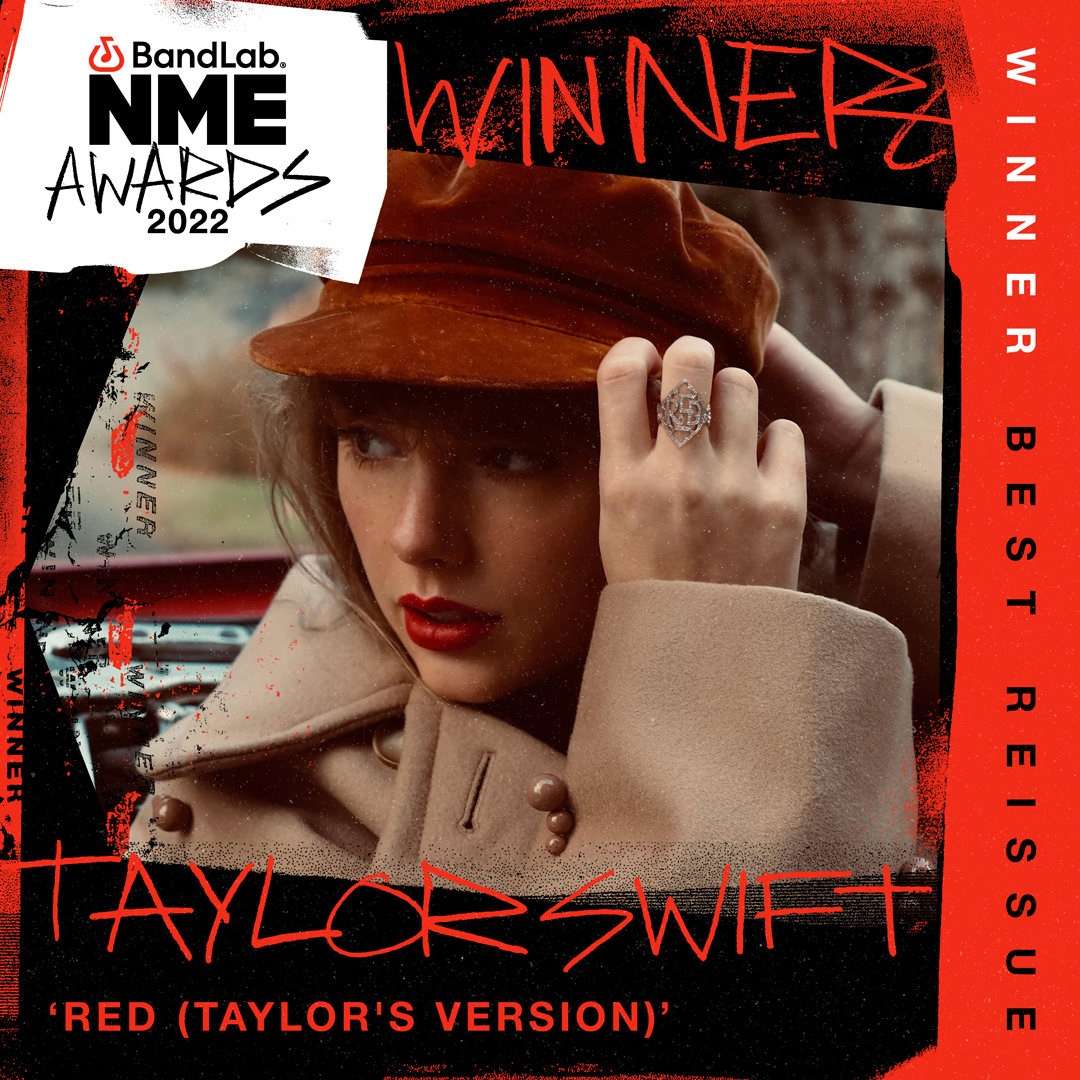 BandLab NME Awards 2022 Best Reissue Taylor Swift Red (Taylor's Version)