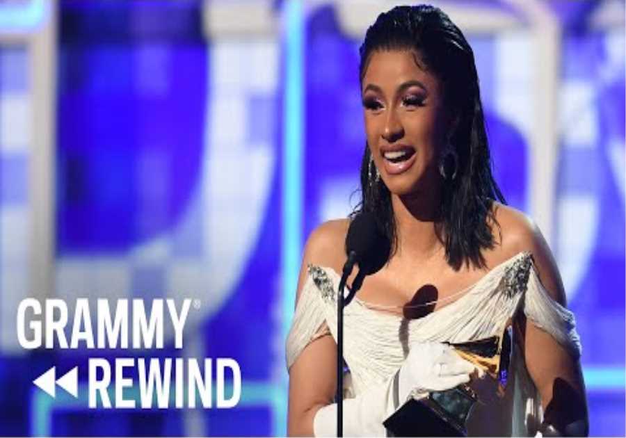 Watch Cardi B’s Emotional Win For Best Rap Album | GRAMMY Rewind