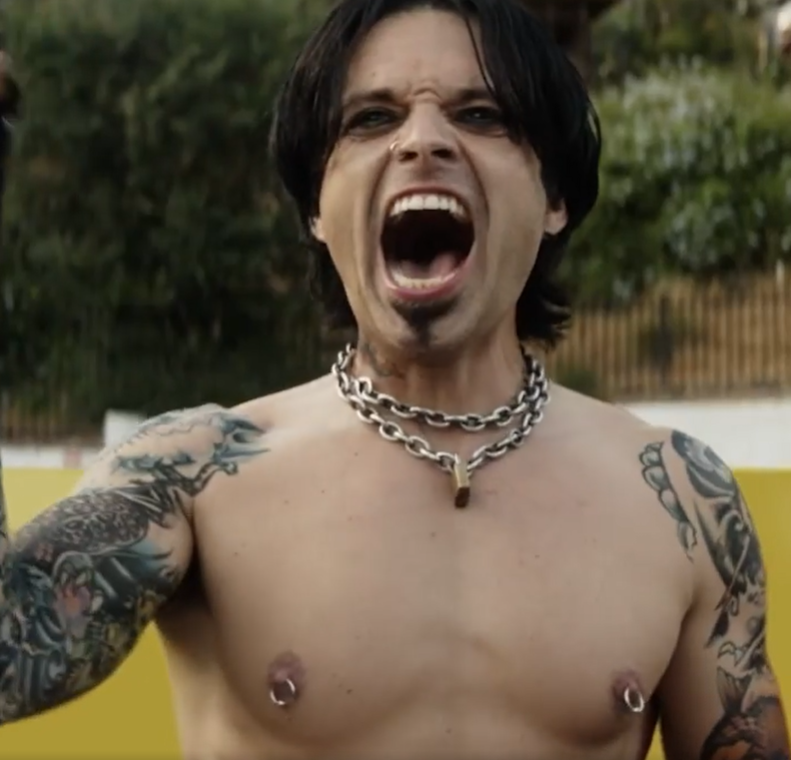 Sebastian Stan as Tommy Lee in Pam & Tommy