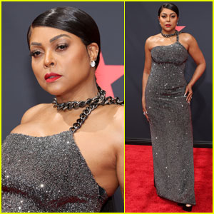 Taraji P. Henson Dazzles While Arriving for Hosting Duties at BET Awards 2022