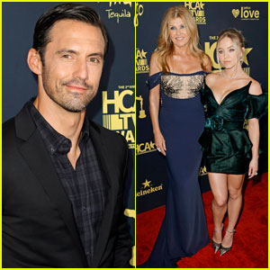 Milo Ventimiglia Joins Connie Britton, Sydney Sweeney, & More Stars at HCA TV Awards 2022