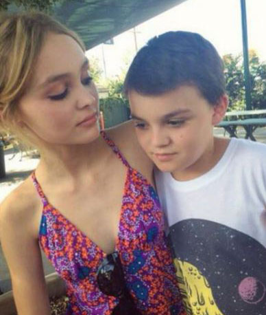 Lily-Rose Depp and Jack Depp