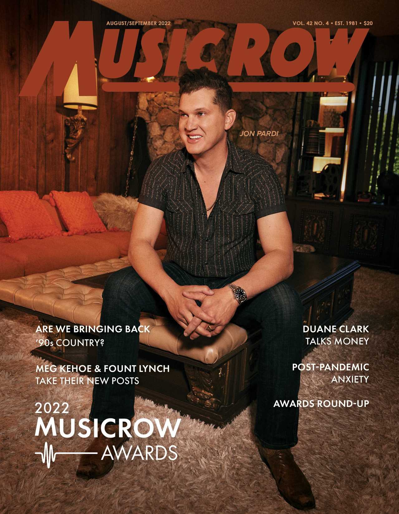 On The Cover: MusicRow Awards Issue Features Jon Pardi On Cover