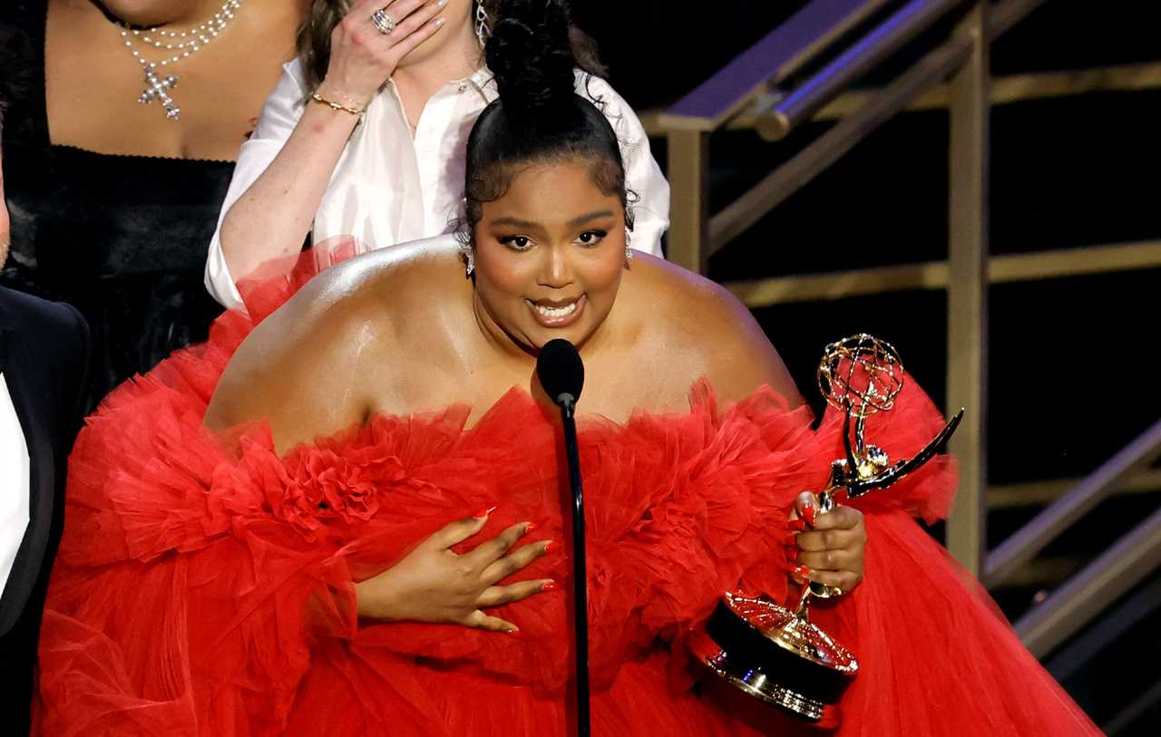 Watch Lizzo’s emotional acceptance speech at the 2022 Emmy Awards