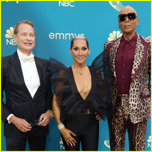 'Drag Race' Hosts RuPaul, Michelle Visage & Carson Kressley Arrive at the Emmys 2022