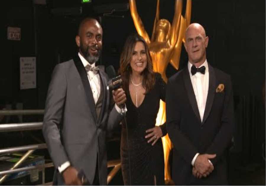 Mariska Hargitay and Christopher Miloni 74th Emmy Awards Presenterview