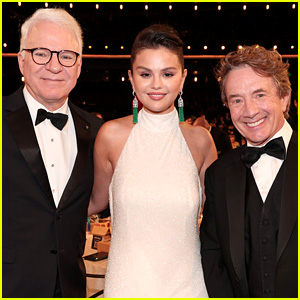 Selena Gomez Joins Steve Martin & Martin Short at Emmy Awards 2022