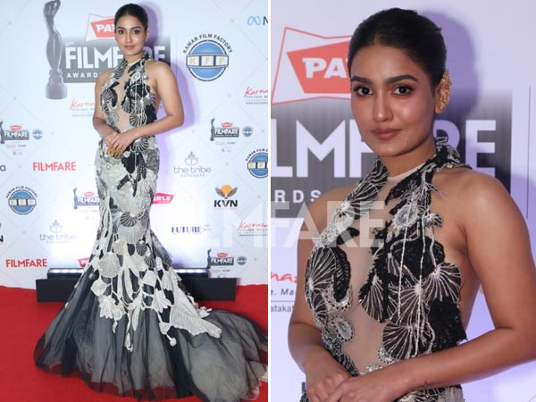 Parle Filmfare Awards South 2022 with Kamar Film Factory: Saniya Iyyapan graces the red carpet 