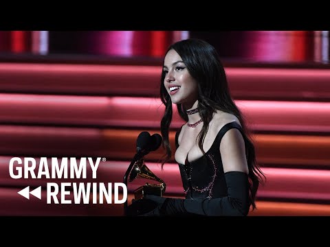 Watch Olivia Rodrigo Win A GRAMMY For Best Pop Vocal Album For 'SOUR' In 2022 | GRAMMY Rewind