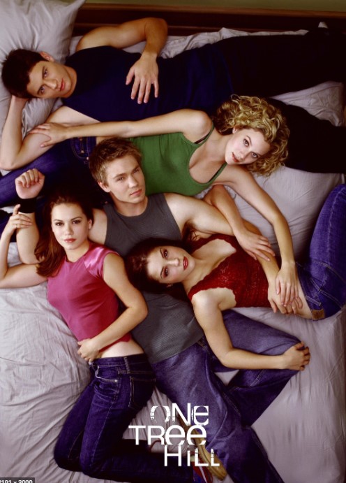 Sophia Bush and her One Tree Hill castmates.