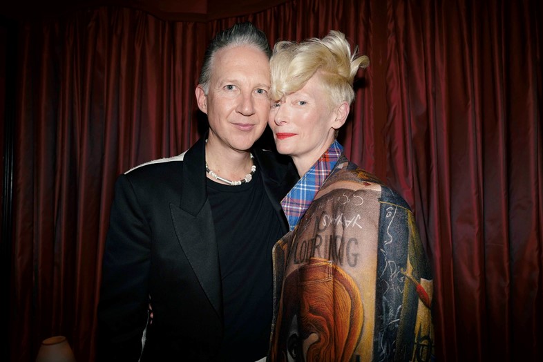 Jefferson Hack and Tilda Swinton