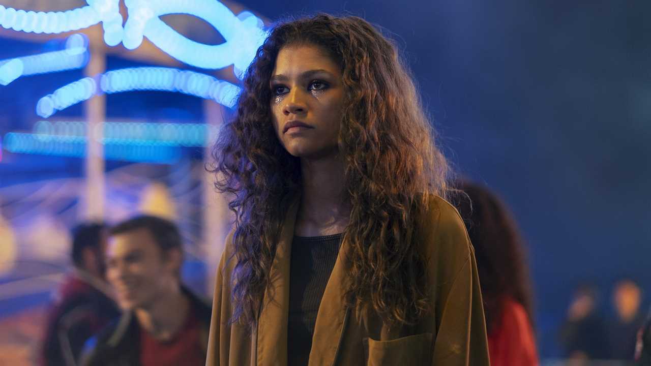 Zendaya in Binge series Euphoria