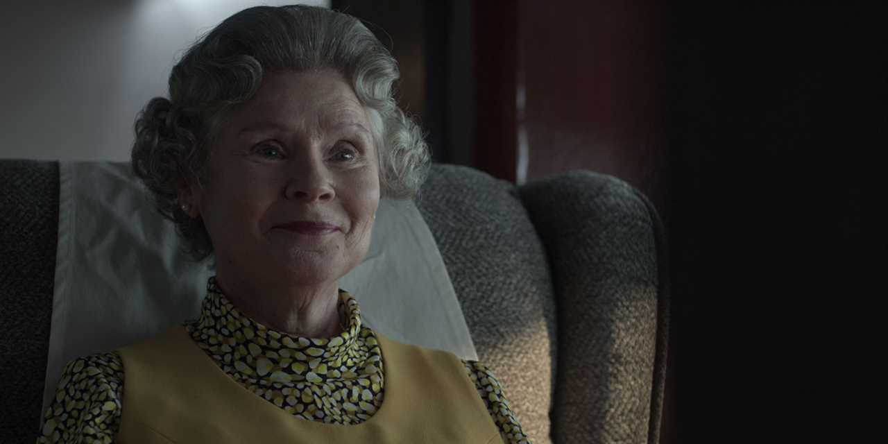 Imelda Staunton as Queen Elizabeth in Season 5 of The Crown