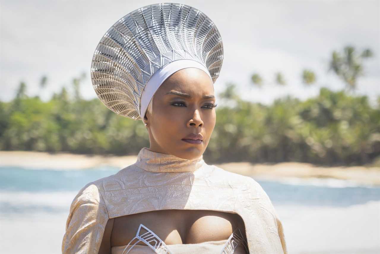 Angela Bassett as Ramonda in Marvel Studios' BLACK PANTHER: WAKANDA FOREVER. Photo by Annette Brown. © 2022 MARVEL.