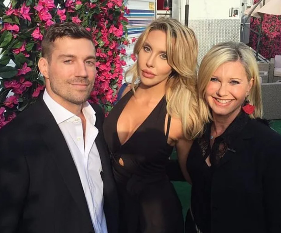 James Driskill, Chloe Lattanzi and Olivia Newton-John.