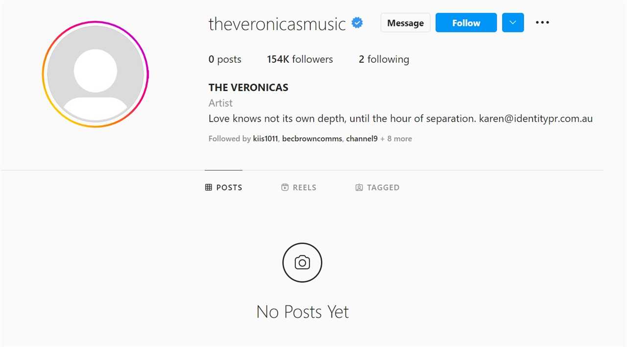 The Veronicas wipe their official Instagram account clean as they embark on solo careers. 