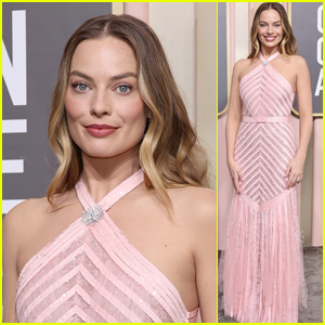 Nominee Margot Robbie Stuns in Chanel on Golden Globes 2023 Red Carpet