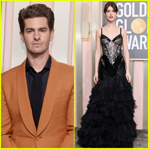 Nominees Andrew Garfield & Daisy Edgar-Jones, 'Under The Banner Of Heaven' Co-Stars, Hit the Golden Globes 2023 Red Carpet