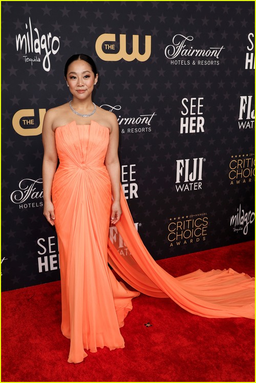 Everything Everywhere All at Once’s Stephanie Hsu at the Critics Choice Awards 2023