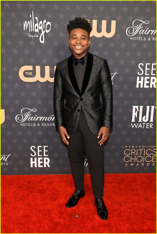 Till’s Jalyn Hall at the Critics Choice Awards 2023