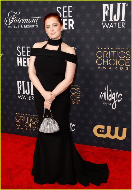 Reboot’s Rachel Bloom at the Critics Choice Awards 2023