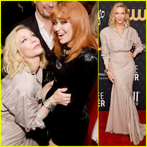 Cate Blanchett & Natasha Lyonne Have Some Fun on Critics Choice Awards 2023 Red Carpet!