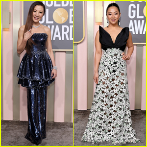 Michelle Yeoh & Stephanie Hsu Bring 'Everything Everywhere All at Once' to Golden Globes 2023