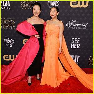 'Everything Everywhere All at Once' Star Michelle Yeoh Stuns in Dramatic Carolina Herrera Look at Critics Choice Awards!