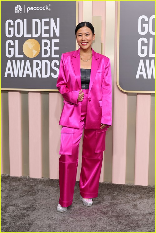 Turning Red’s Domee Shi at the 2023 Golden Globes