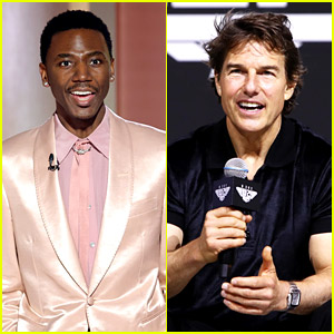Golden Globes Host Jerrod Carmichael Makes Dig at Tom Cruise & Scientology, Awkwardly Just Moments Before 'Top Gun' Actors Walked on Stage