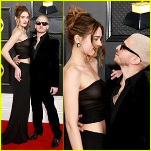 Charlotte Lawrence & Boyfriend Andrew Watt Look So in Love on Grammys 2023 Red Carpet!