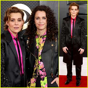Brandi Carlile Celebrates Latest Grammys Wins with Wife Catherine Shepherd on the Red Carpet!