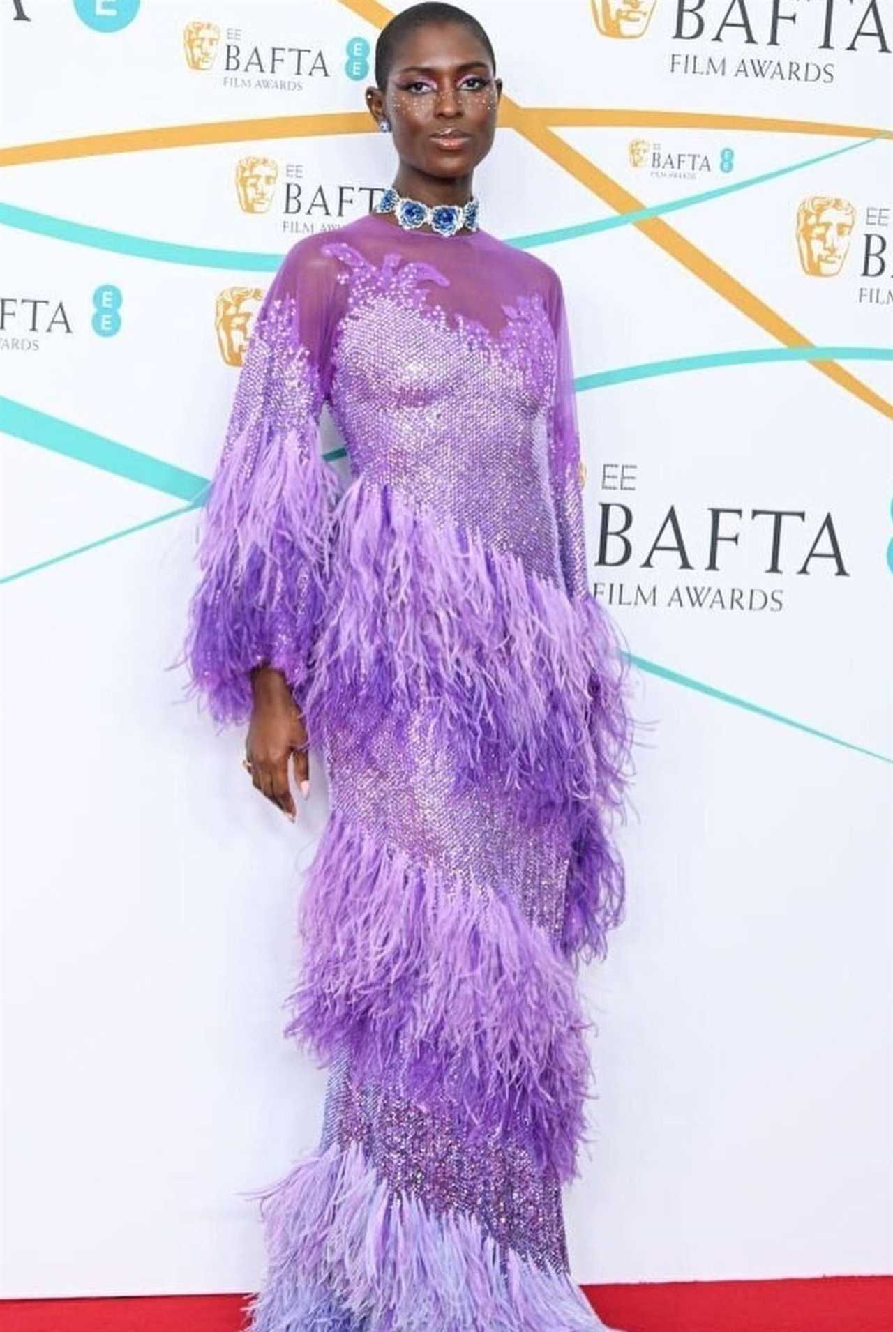 BAFTA Awards Jodie Turner Smith in Gucci