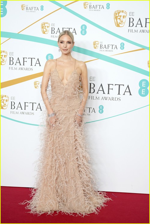 Leonie Hanne at the BAFTAs 2023