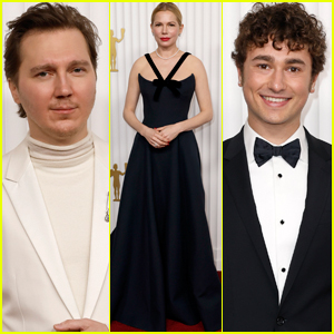 Michelle Williams, Paul Dano, & Gabriel LaBelle Represent 'The Fabelmans' at SAG Awards 2023