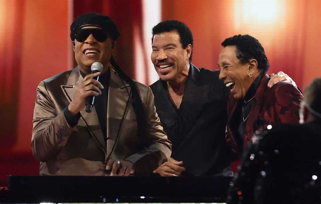 Stevie Wonder, Lionel Richie, and Smokey Robinson