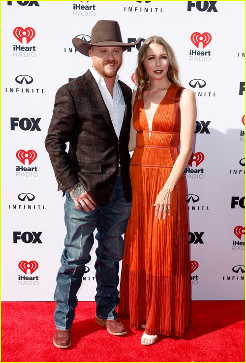 Cody Johnson and wife Brandi at the iHeartRadio Music Awards 2023