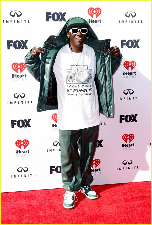Flavor Flav at the iHeartRadio Music Awards 2023