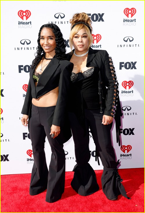 TLC’s Chilli and T-Boz at the iHeartRadio Music Awards 2023